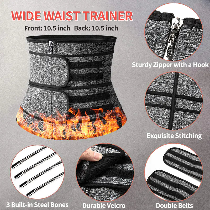 Men's Waist Trainer Tactical Back Support Slimming Belt