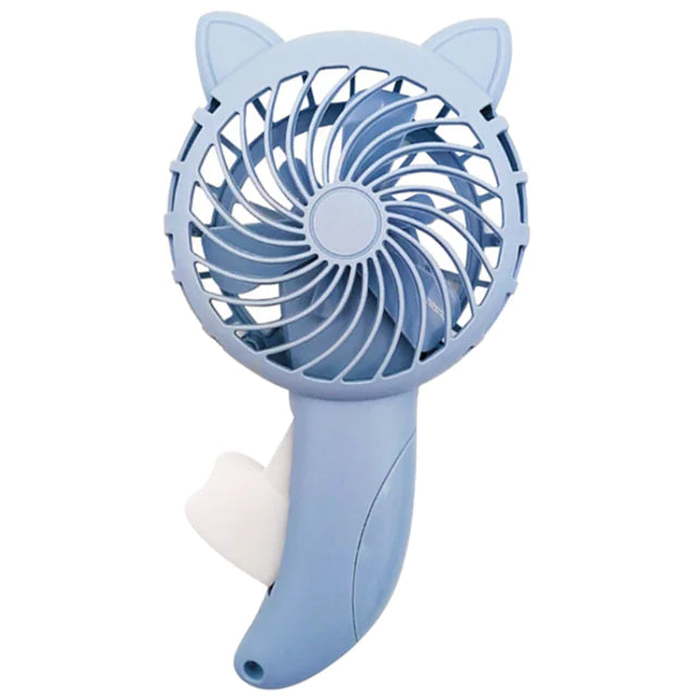 Lovely Cat Hand Press Mini Fan for Kids (Portable Toy)